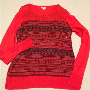 Red Sweater L